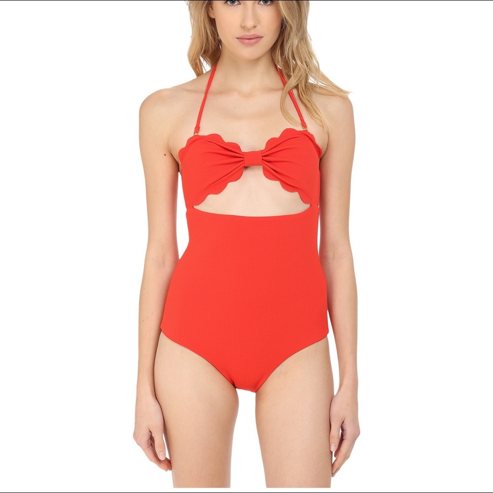MARYSIA Swim Antibes Scalloped One Piece Swimsuit